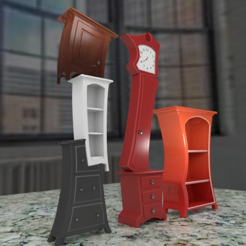 Funky Furniture Set [ Vol.3 ] preview image